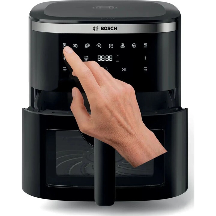 Fritadeira Bosch Série 6 Mafs2671b, de 7,2 L, independente, com 1800 W, de ar quente