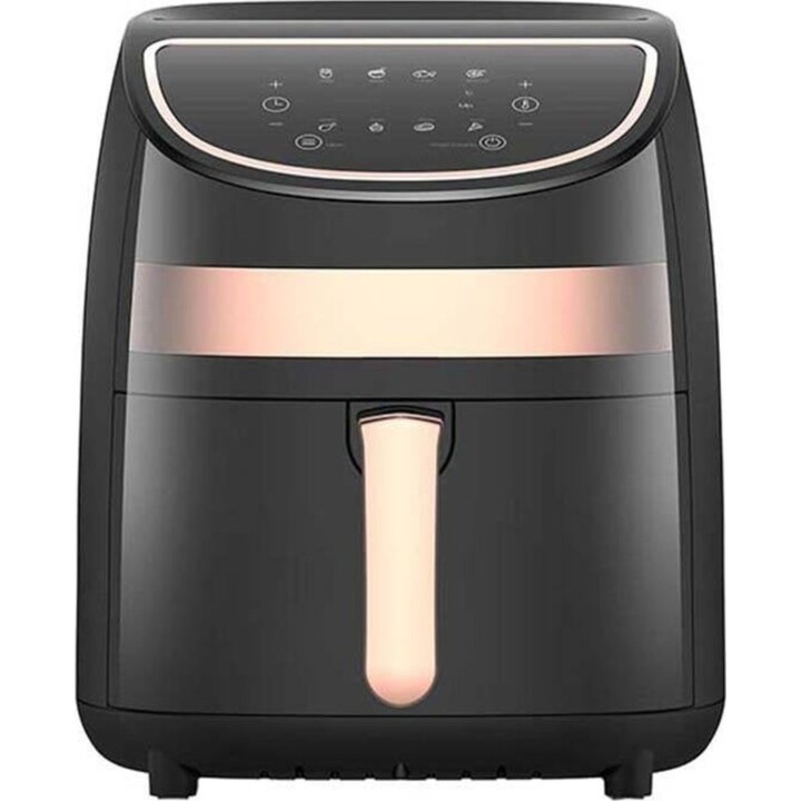 Fritadeira sem óleo Deerma KZ100 de 3 L e 1000 W com ecrã tátil e desligamento automático