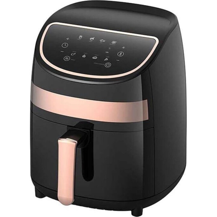 Fritadeira sem óleo Deerma KZ100 de 3 L e 1000 W com ecrã tátil e desligamento automático