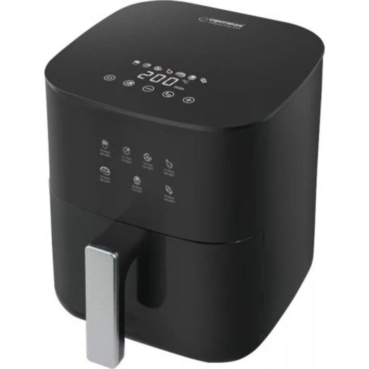 Freidora Esperanza Eka002 Sin Grasa 3.5l 1350W, Negra