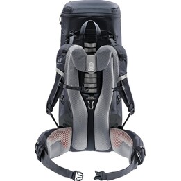 Zaino da trekking Deuter Aircontact Lite 40+10 50L con lunghezza dello schienale regolabile, nero grafite