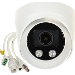 Apti 8MP 4K UHD Motorized Zoom IP Camera with Smart Hybrid Light and Built-in Mic Black