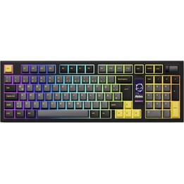 Akko 5098B Wireless Mechanical Gaming Keyboard with TFT Screen and 8000mAh Battery Black Gold
