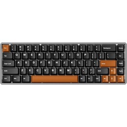 Tastiera da gioco magnetica wireless Akko MOD68 HE al 65% con batteria da 10000mAh, colore grigio
