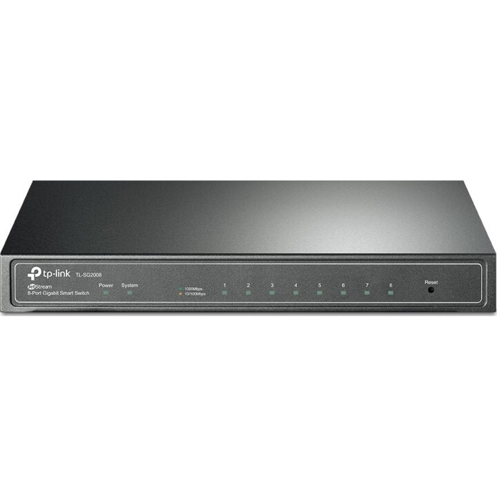 TP-Link JetStream SG2008 8-Port-Gigabit-Smart-Managed-Switch ohne Lüfter