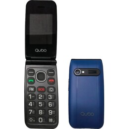 Qubo NEONW-BL 4G-Mobiltelefon für Senioren/ Blau