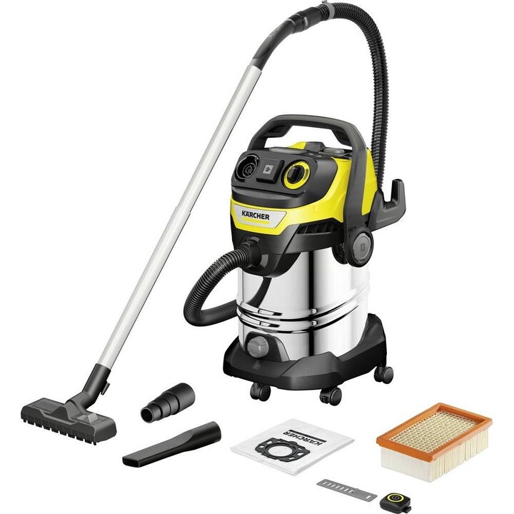 Aspirapolvere KARCHER Potenza di aspirazione 315 AW Capacità di raccolta polvere 30 L Aspirapolvere a tamburo Tipo di pulizia A 