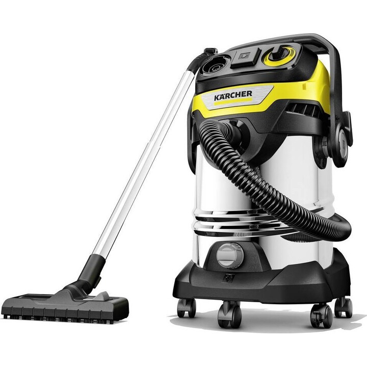 Aspiradora KARCHER. Potencia de succión: 315 AW. Capacidad para el polvo: 30 L. Aspiradora de tambor. Tipo de limpieza: seco y h