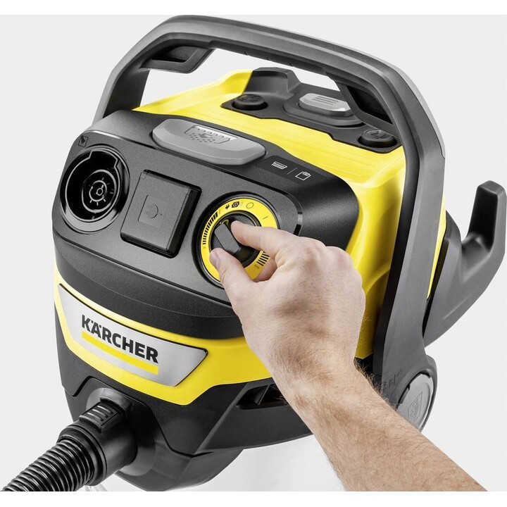 Aspirateur KARCHER Puissance d'aspiration : 315 AW Capacité de collecte : 30 L Aspirateur à tambour Type de nettoyage : sec et h