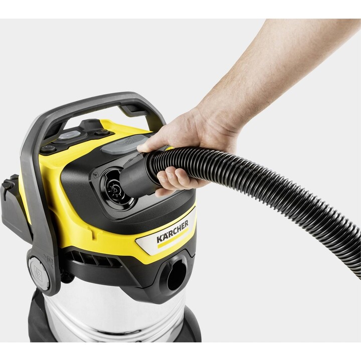 Aspiradora KARCHER. Potencia de succión: 315 AW. Capacidad para el polvo: 30 L. Aspiradora de tambor. Tipo de limpieza: seco y h