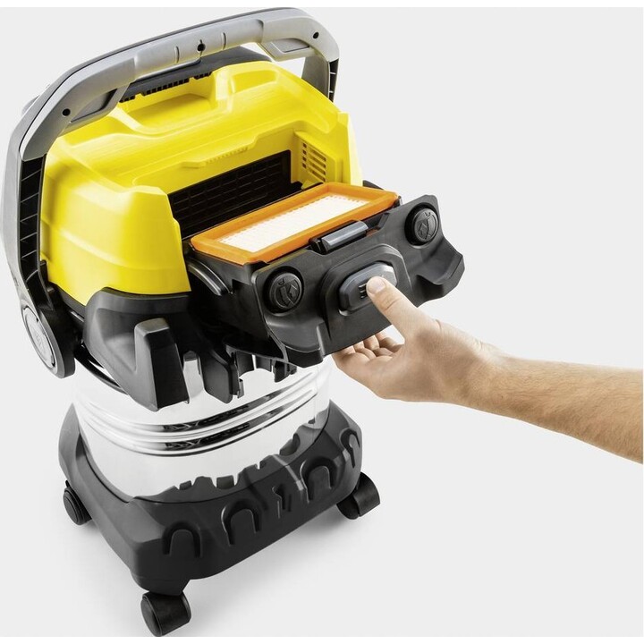 Aspirapolvere KARCHER Potenza di aspirazione 315 AW Capacità di raccolta polvere 30 L Aspirapolvere a tamburo Tipo di pulizia A 