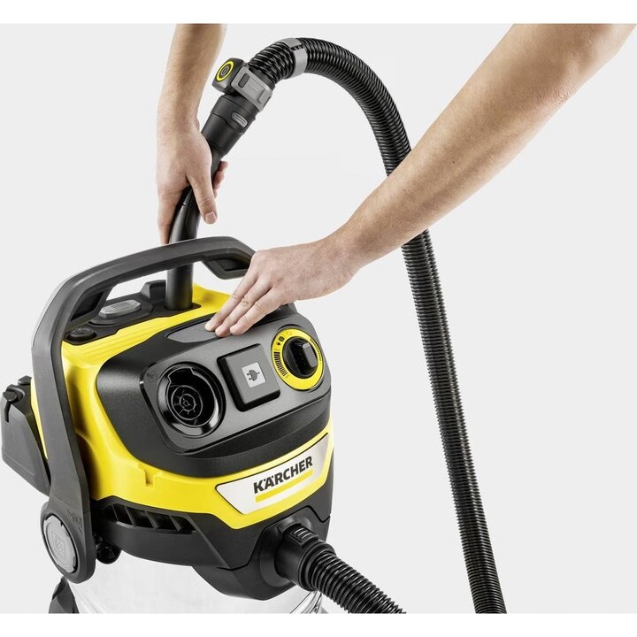 Aspiradora KARCHER. Potencia de succión: 315 AW. Capacidad para el polvo: 30 L. Aspiradora de tambor. Tipo de limpieza: seco y h