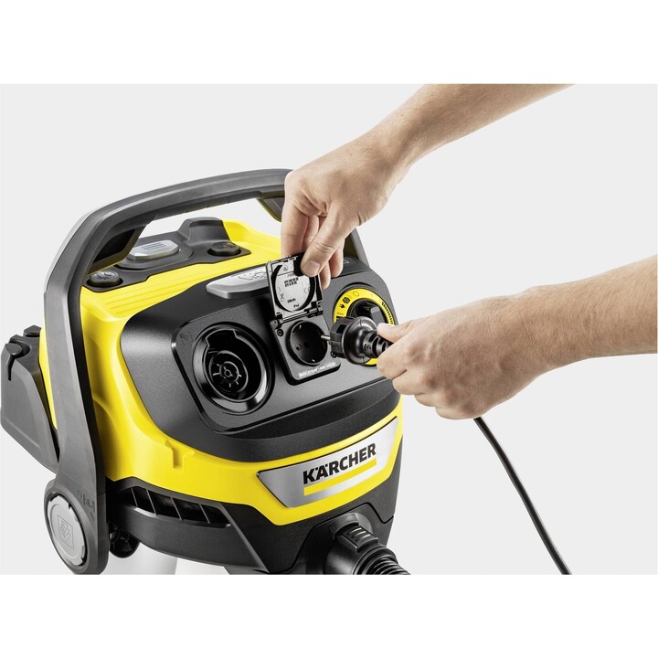 Aspirateur KARCHER Puissance d'aspiration : 315 AW Capacité de collecte : 30 L Aspirateur à tambour Type de nettoyage : sec et h
