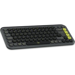 Set tastiera e mouse wireless Bluetooth Logitech POP Icon Combo, colore verde grafite