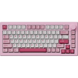 Clavier gaming filaire Akko 5075 V3 HE 75 % avec commutateurs magnétiques et fréquence de sondage de 8 000 Hz, rose