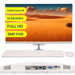 Extralink 24" All-in-One-PC-Bundle, Intel i5-11300h, 16 GB DDR4, 512 GB SSD, Tastatur, Maus, Kamera