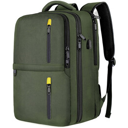 Schwarzwaldgrün KM04 | Handgepäck-Rucksack für Reisen | 40 x 30 x 20 cm
