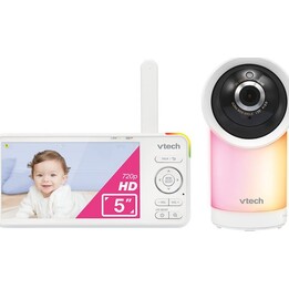 Vtech wifi-connected baby monitor with 5" screen rm5766hd