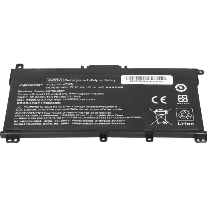 Movano-kompatibler Akku für HP HW03XL Laptop, 11,4 V, 4150 mAh