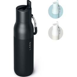 Bouteille isotherme LARQ Flip Top avec paille et bec rétractable, 740 ml (noir obsidien).