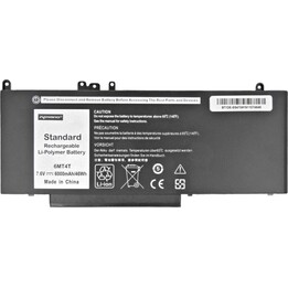 Bateria Movano compatível com o portátil Dell Latitude E5470, 7,6 V, 6000 mAh