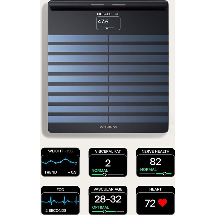 Bilancia Withings Body Scan nera