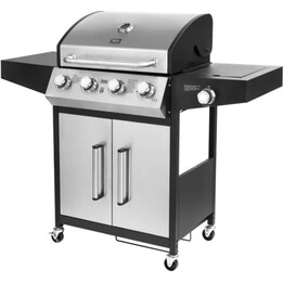 Parrilla de gas Teesa BBQ 5007 MASTER con 5 quemadores y espacio para una bombona