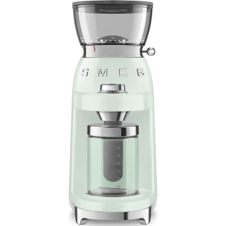 Smeg Kaffeemühle 50'style pastellgrün cgf03pgeu