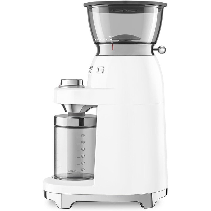 Smeg coffee grinder 50'style white cgf03wheu
