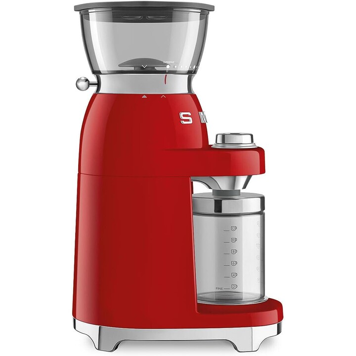 Moulin à café Smeg 50'style rouge CGF03RDEU