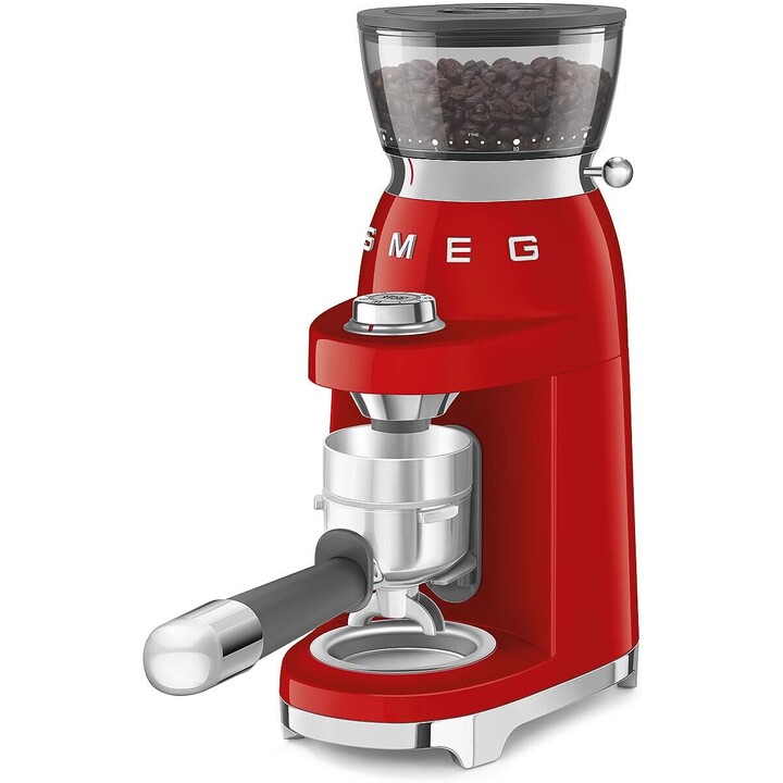Smeg coffee grinder 50'style red cgf03rdeu