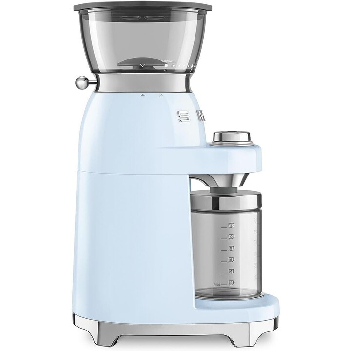 Moulin à café Smeg 50'style bleu pastel CGF03PBEU