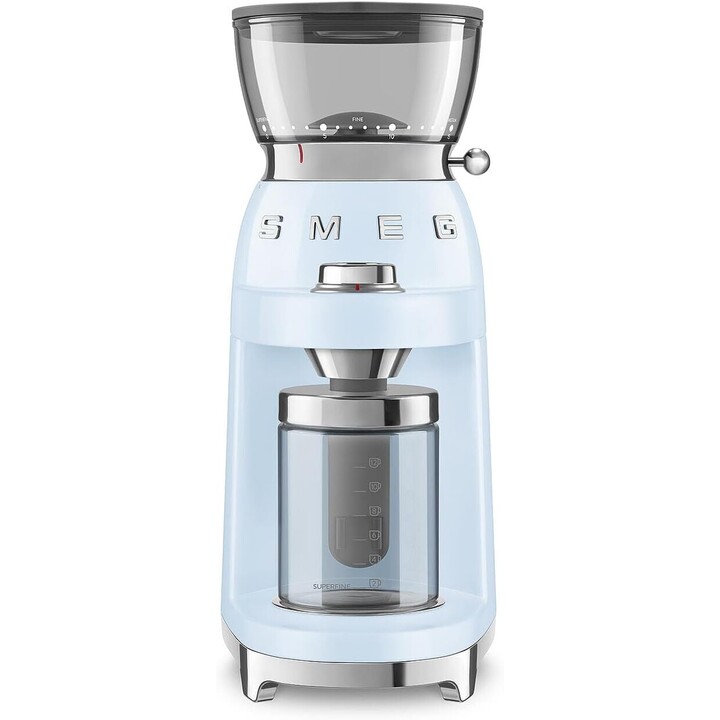 Macinacaffè Smeg 50'style blu pastello cgf03pbeu
