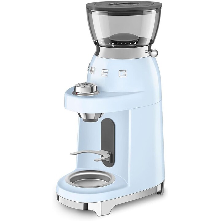 Molino de café Smeg 50'style azul pastel cgf03pbeu