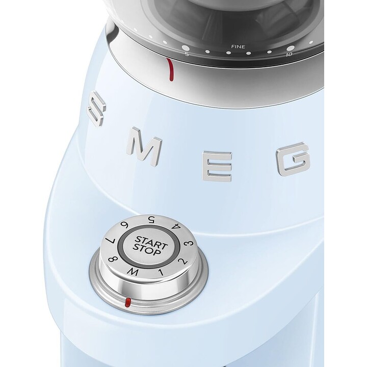 Macinacaffè Smeg 50'style blu pastello cgf03pbeu
