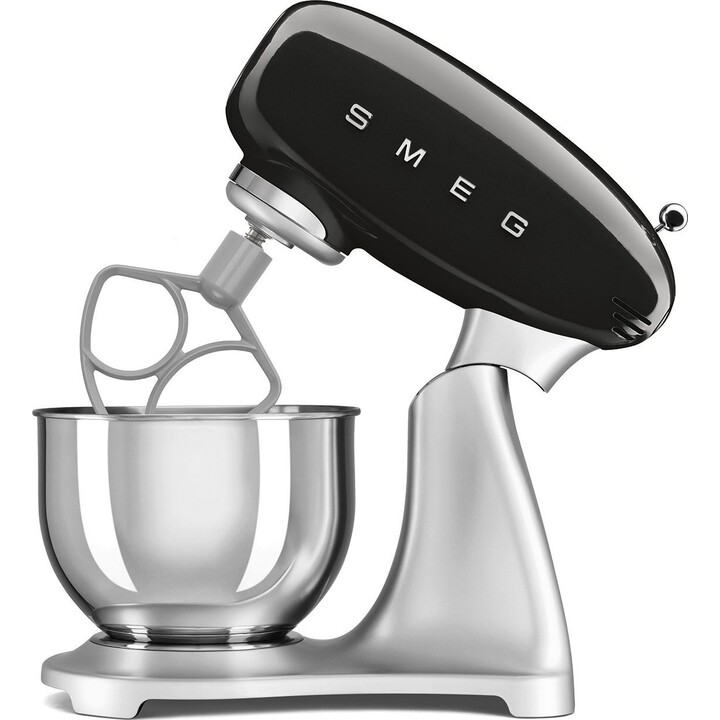 Robot de cuisine Smeg 50'style noir smf04bleu