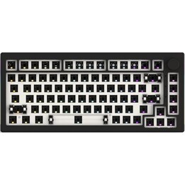 Kit de teclado mecánico con cable Akko 5075S «Barebone» RGB al 75 %, color negro
