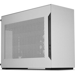 Caixa Lian Li x DAN Cases A4-H2O Mini ITX com cabo riser PCIe 5.0, prateada