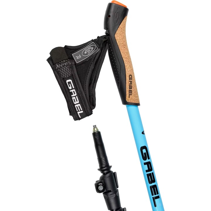 Gabel Tour XT FL Nordic Walking Poles - Black/Blue