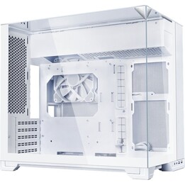 Lian Li O11 Vision-M Compact Dual Chamber Tempered Glass mATX Case White