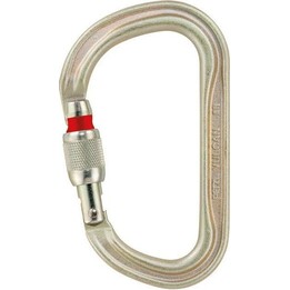 Mosquetão de rosca preto PETZL Vulcan