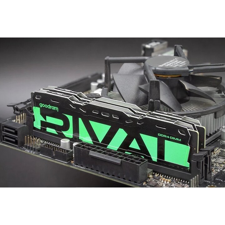 Kit UDIMM DDR4 2x8GB goodram RIVAL Verde Radiante
