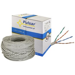 Cavo a doppino intrecciato PU-NC201 U/UTP, cat 5e, 24AWG,