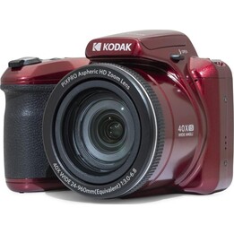 KODAK PixPro AZ405 AZ405RD Fotocamera bridge digitale Astro Zoom 40x, rossa