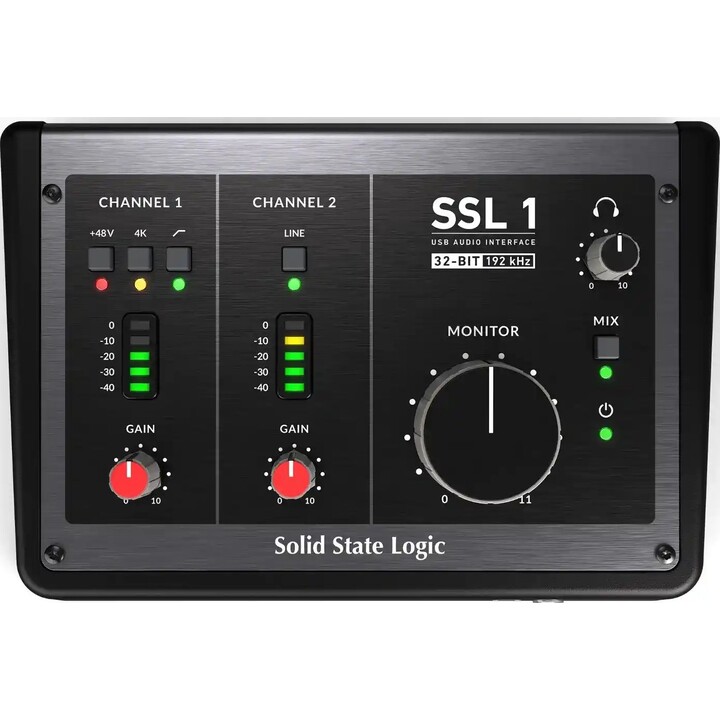 Solid State Logic SSL 1 - Interfejs audio USB-C 2-In/2-Out
