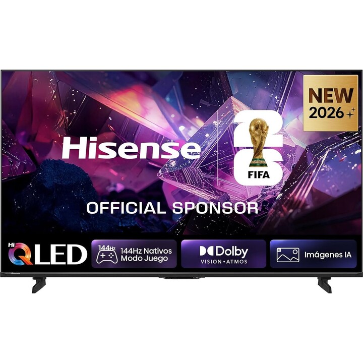 Téléviseur intelligent Hisense 65E7S Pro Hi-QLED 65 pouces, mode Jeu 144 Hz natif, technologie Hi-QLED Color, Dolby Vision et At