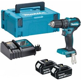 AVVITATORE AD IMPULSI MAKITA 18V DHP485RAJ 50/27Nm 2x2.0Ah BL
