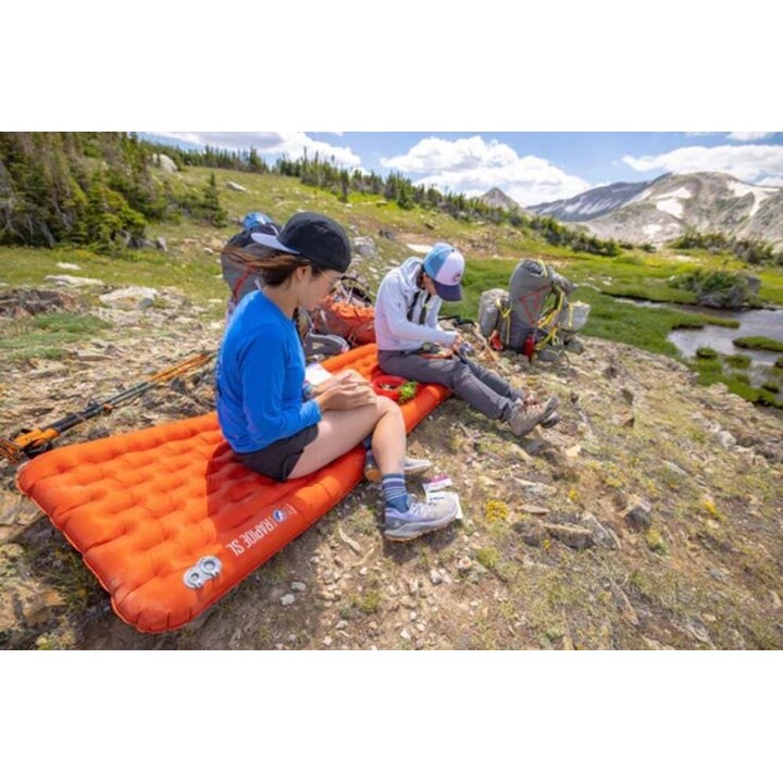 Colchão de ar Big Agnes Rapide SL Wide and Long com isolamento térmico - Laranja