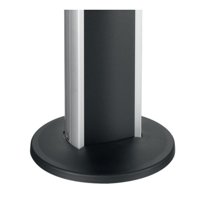 Vogel's PFA 9103 piastra da pavimento per PUC 25xx nera