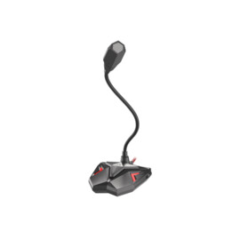 Microfono Genesis Radium 100 nero e rosso per PC